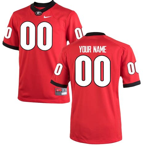 youth nike red georgia bulldogs custom replica jersey|georgia bulldogs jerseys.